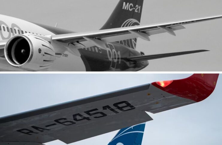 MC-21 and Tu-214 Wings