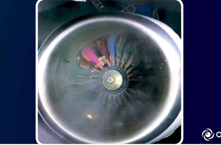 PD-8 engine fan blade failure test