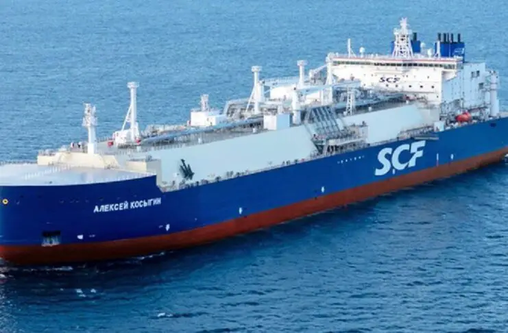 Russian Arc7 ice-class LNG vessel Alexey Kosygin