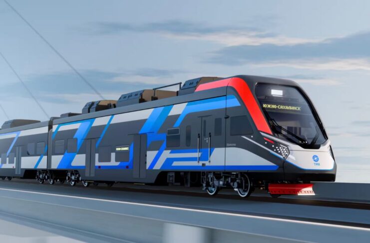 Russian Hydrogen Train - Artist Impression