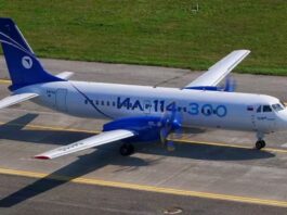 Russian Regional Turboprop Il-114-300