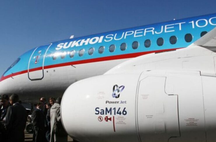 Superjet SSJ-100 with SaM146 Engines