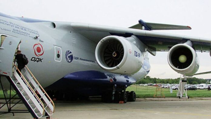 PD-14 Engine on IL-76 LL Platform