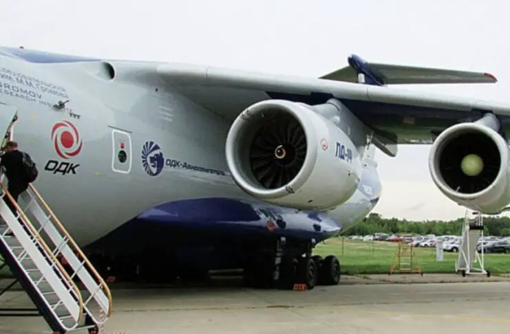 PD-14 Engine on IL-76 LL Platform