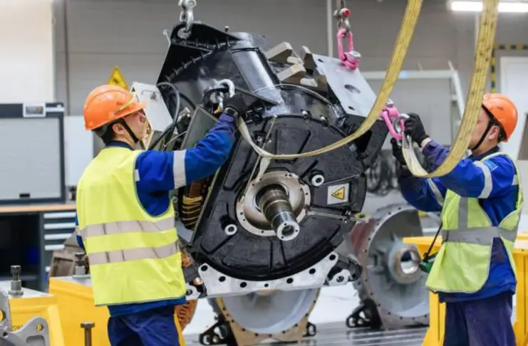 Russian TAD-650 electric Traction motor for high-speed trains