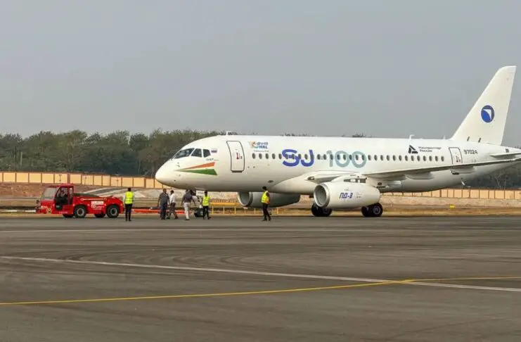 SJ-100 With HAL Livery in Wings India 2026