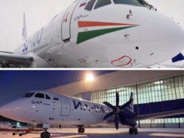 SJ-100 and IL-114-300 in Indian Colours