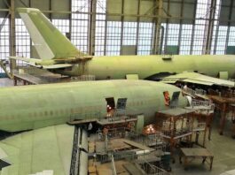 Two TU-214's in Production