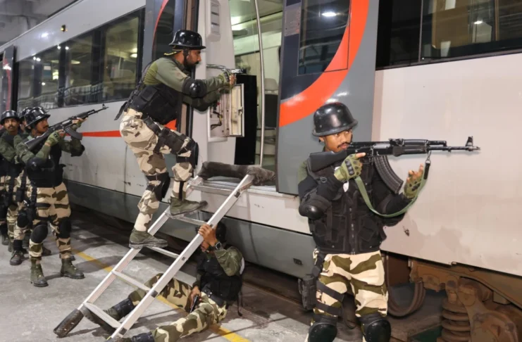 NSG Commando's in mock Drill