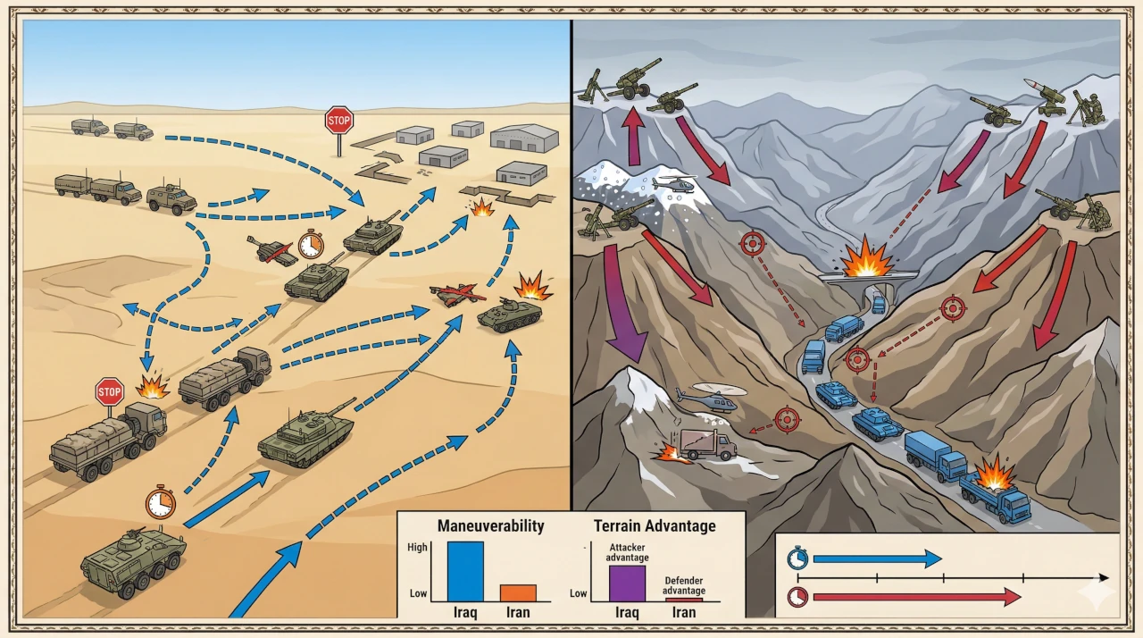 Iraq Vs Iran Terrain