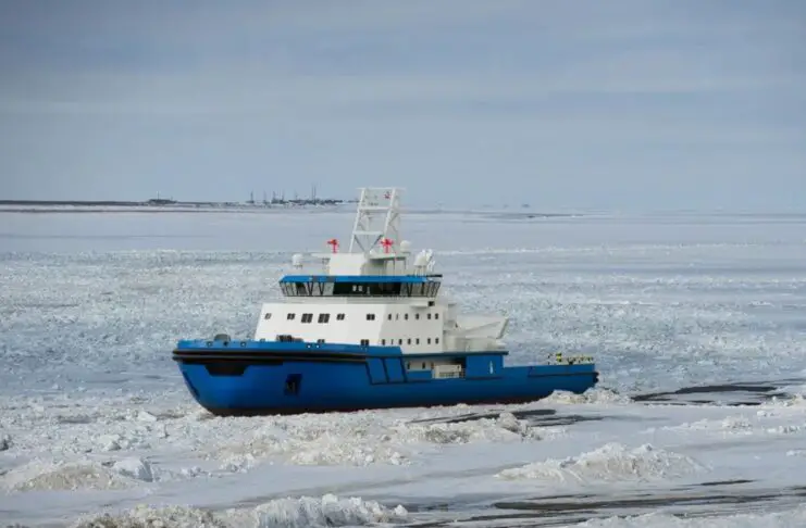 Russia's New Arc7 Port Icebreaker for Arctic