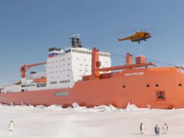CGI of Russia’s largest scientific icebreaker, Ivan Frolov