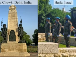 Haifa Chowk, Delhi, India and Haifa Israel