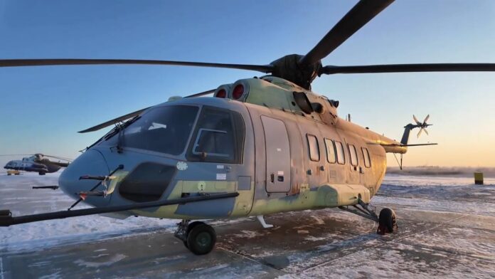 Mi-171A3 During Cold Weather Test Mi-171A3 During Cold Weather Test
