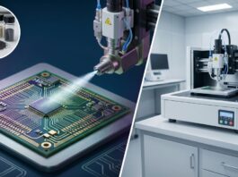 Russian Inkless Microcircuit Printer - Illustrative