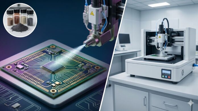 Russian Inkless Microcircuit Printer - Illustrative