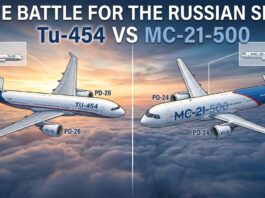 Tu-454 vs MC-21-500