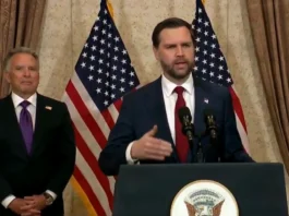 US Vice President JD Vance During Press Conference in Pakistan after the Talks with the Iranians