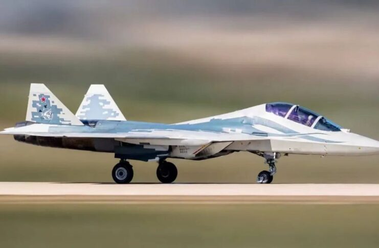 Alleged Image of Two Seater Su-57 Aircraft