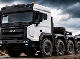 BAZ 8x8 Truck Illustration
