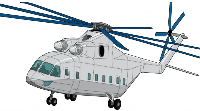 Chinese AVICOPTER Advanced Heavy Lifter Helicopter