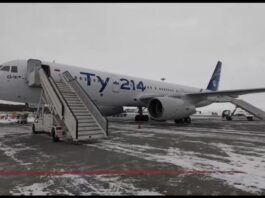 Redwings Tu-214 Aircraft