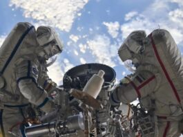 Russian Ekran-M Equipment outside ISS