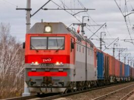 Russian Freight Train