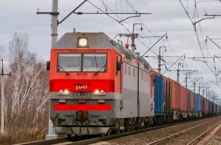 Russian Freight Train