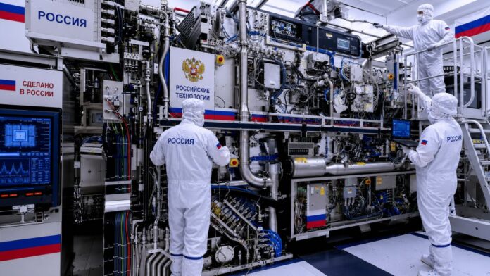 Russian Semiconductor Machine - Illustration