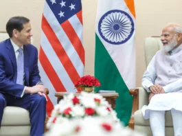US Secretary of the State Marco Rubio With Indian PM Narendra Modi