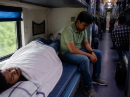 Indian Railway Side Lower Seat - Representation Purposes