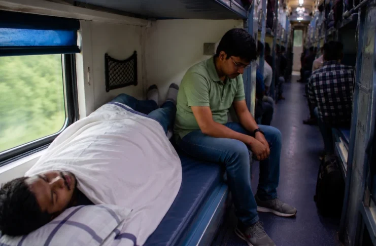Indian Railway Side Lower Seat - Representation Purposes