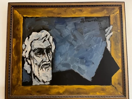 MF Husain Rebirth Theme