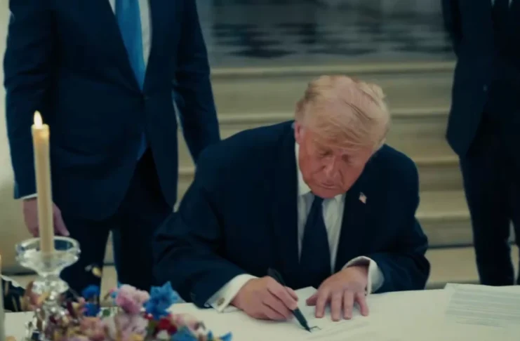 POTUS Trump Signs Iran MoU