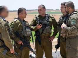 The IDF Chief of the General Staff, Lieutenant General Eyal Zamir touring the Gaza Strip