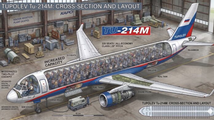 Tu-214M Cutout