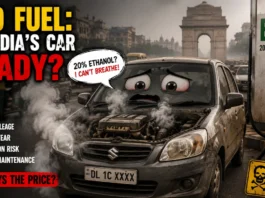 Indian Car Chocking on Ethnol Mix
