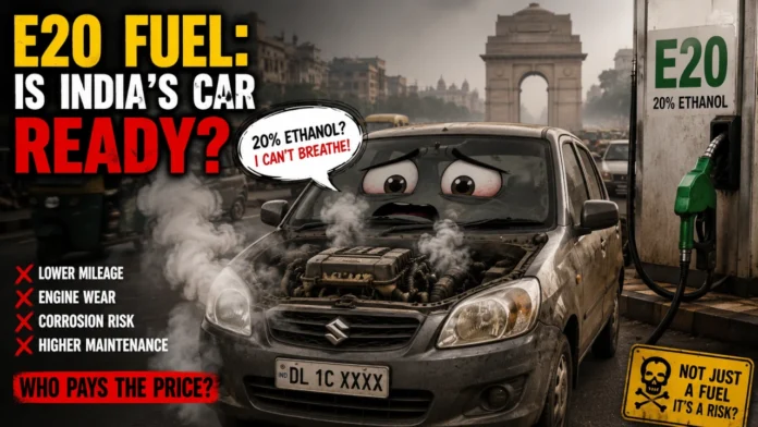 Indian Car Chocking on Ethnol Mix