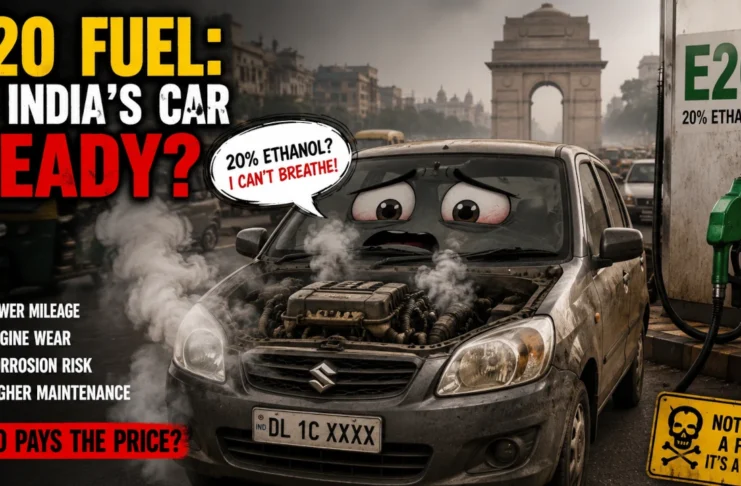 Indian Car Chocking on Ethnol Mix