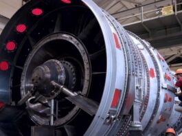 Russian GTD-110M 115 MW gas turbine