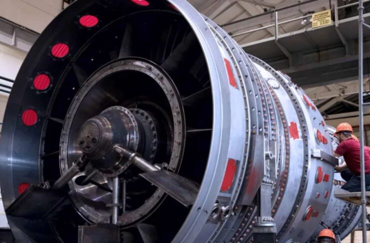 Russian GTD-110M 115 MW gas turbine