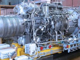 Russian Marine E70/8RD dual-fuel gas turbine power