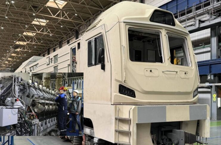 Russian 16GDG gas-diesel generator for 3TE30 Engine
